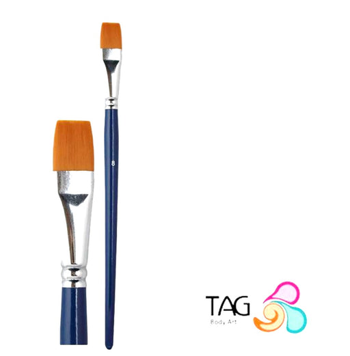 Face Painting Brush - TAG - FLAT #8  (5/8")