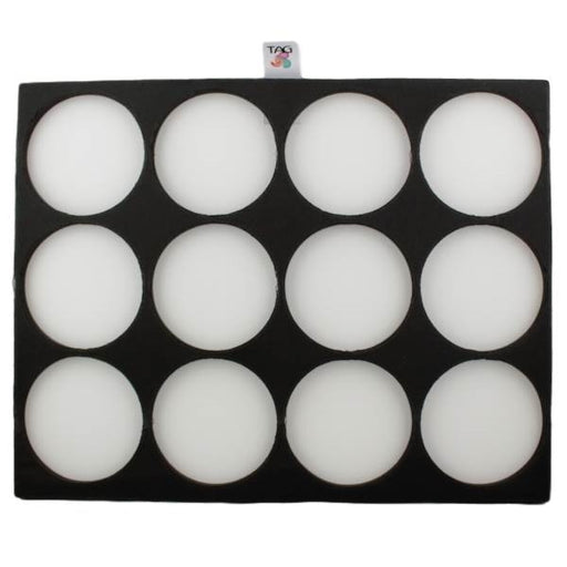 TAG | Face Painting Foam Insert - 12 Round Slots (Holds 12 TAG/FUSION/FPA/Cameleon/ DFX/ Kryvaline)