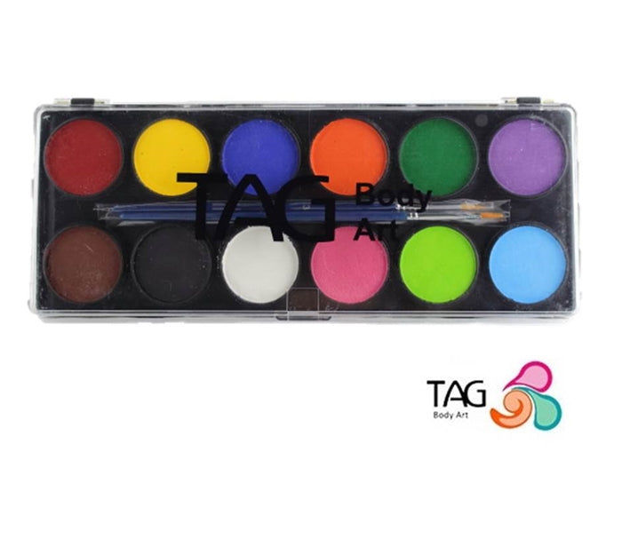 Tag Face Paint Palette 12 X 10g Face and Body Paint : Beauty Products :  Beauty & Personal Care 