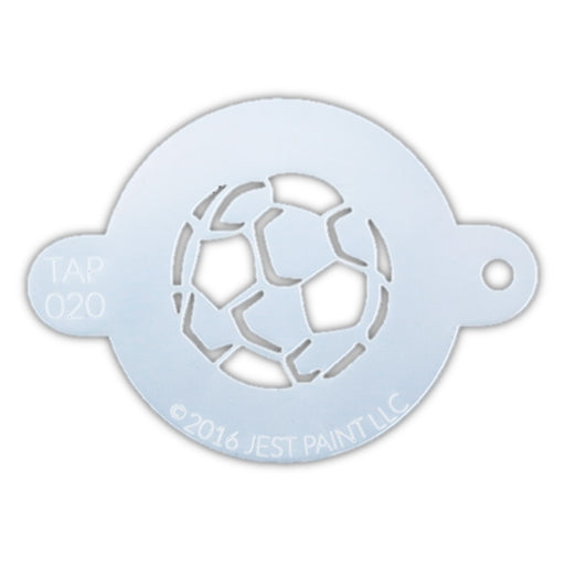 TAP 020 Face Painting Stencil - Soccer Ball