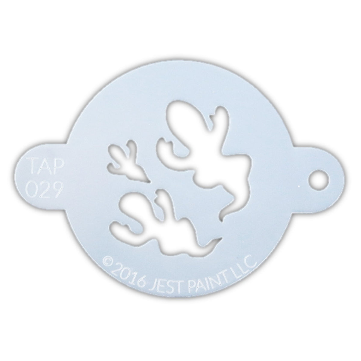 TAP 029 Face Painting Stencil - Ghosts — Jest Paint - Face Paint Store