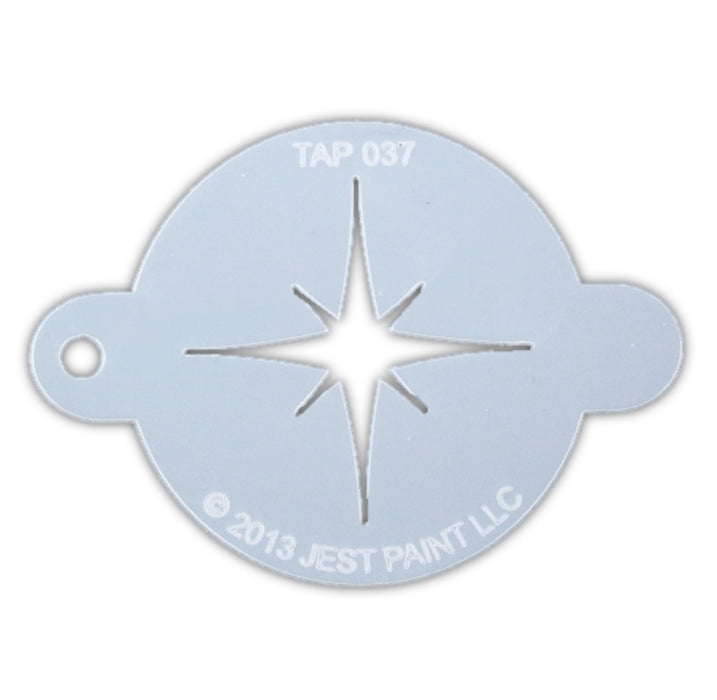 TAP 037 Face Painting Stencil - Christmas Star