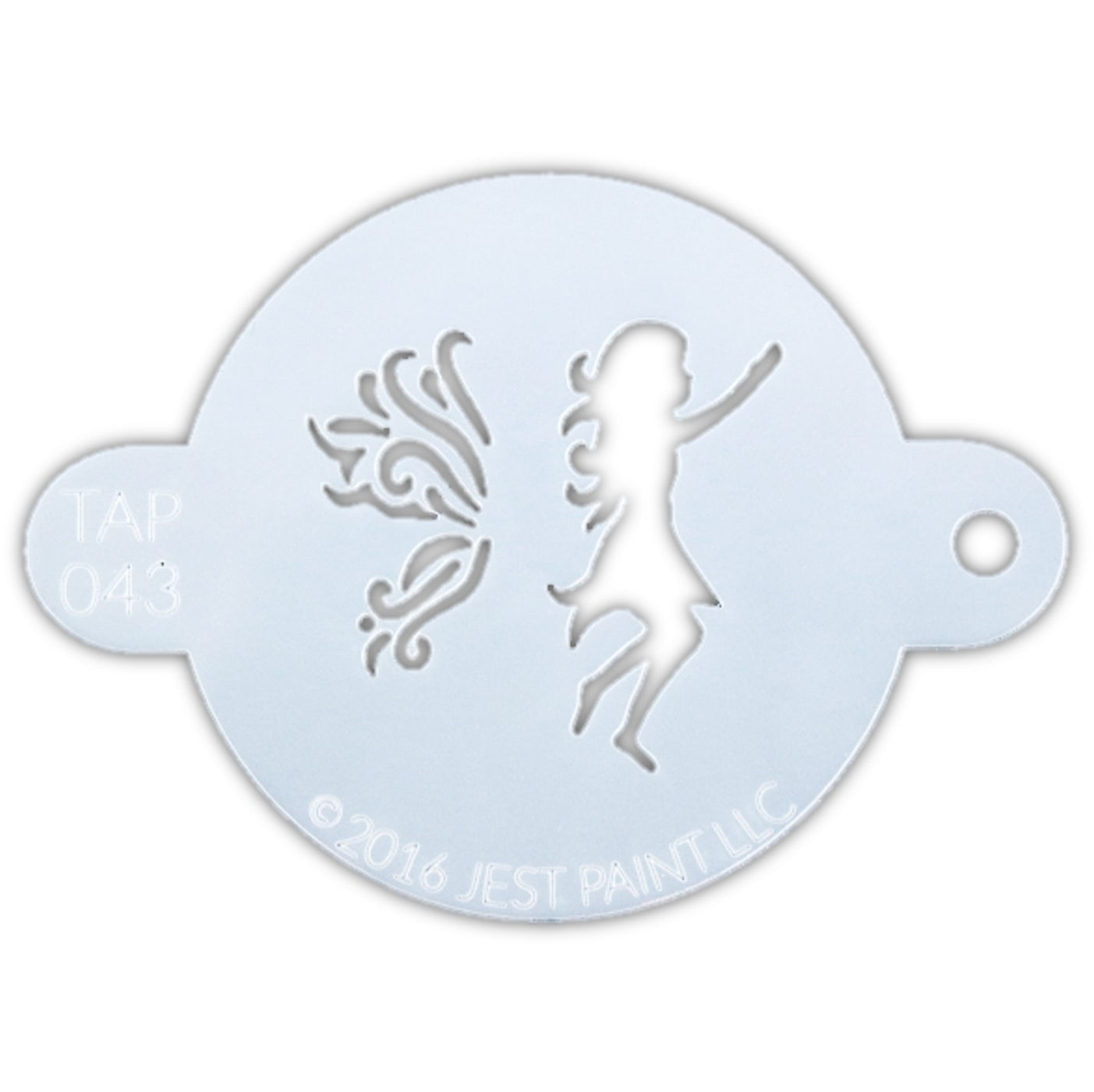 TAP 043 Face Painting Stencil Fairy — Jest Paint Face Paint Store