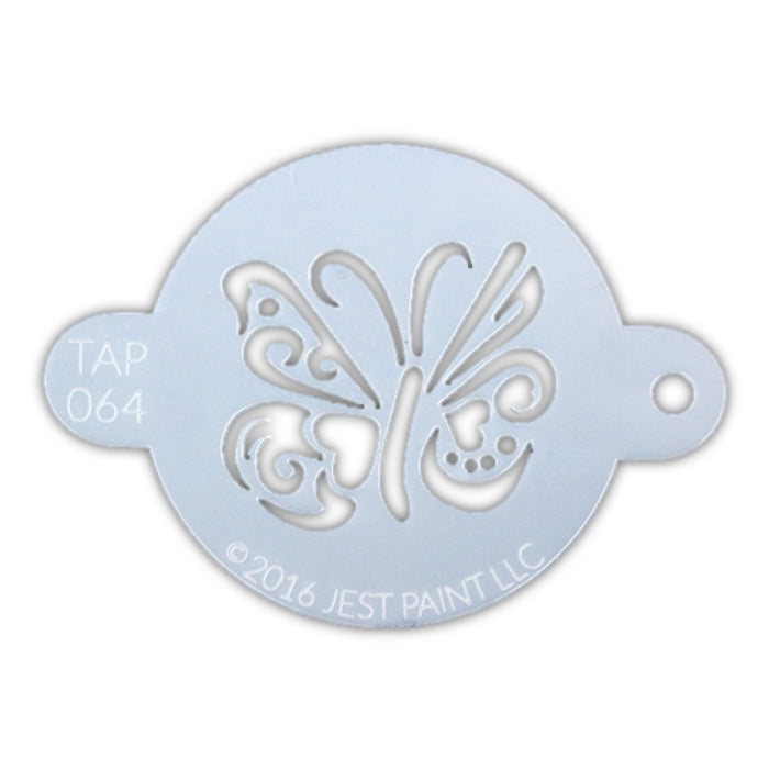 TAP 064 Face Painting Stencil - Ornate Butterfly
