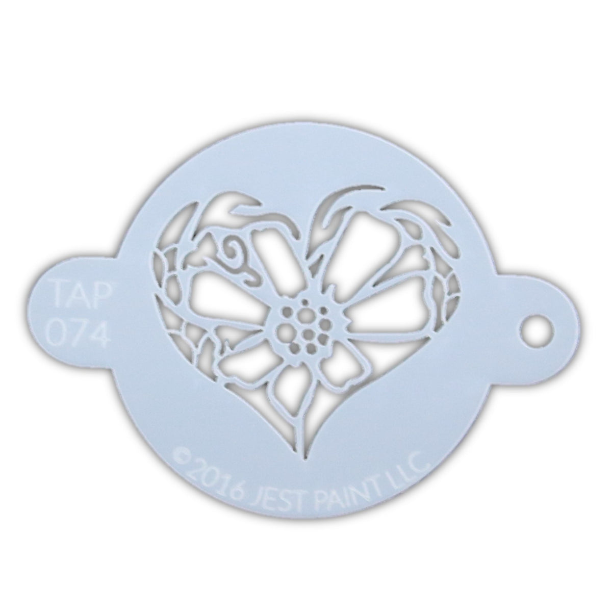 Fancy Heart Stencil, 3 x 3 inch (S) - Valentine Floral Heart Design  Stencils Template for Painting