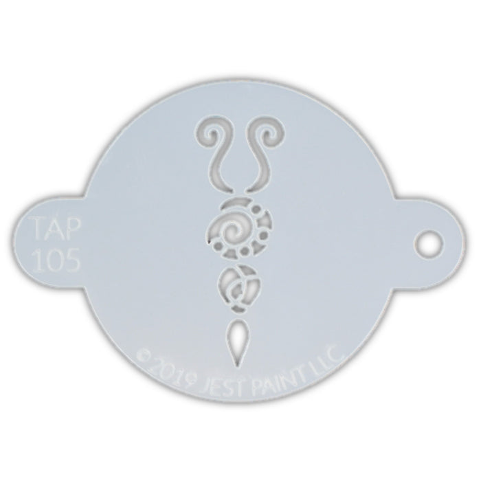 TAP 105 Face Painting Stencil - Butterfly Body - DISCONTINUED