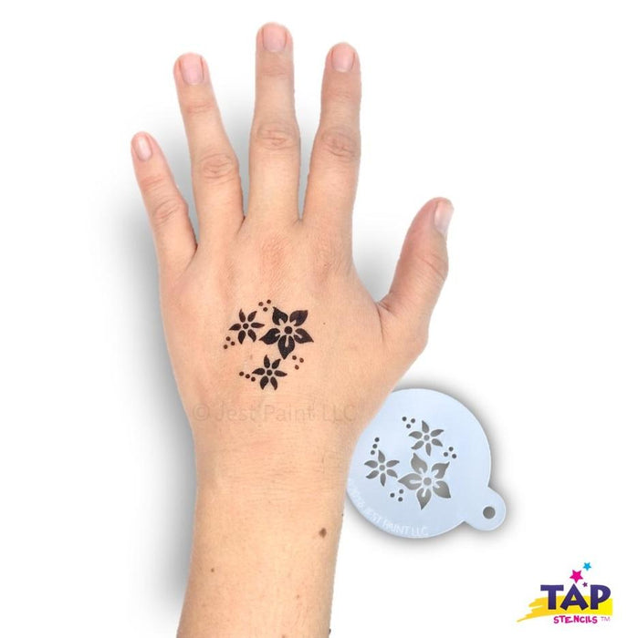 TAP 002 Face Painting Stencil - Flowers