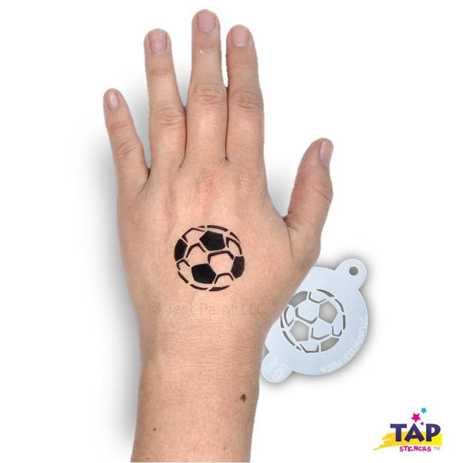 TAP 020 Face Painting Stencil - Soccer Ball