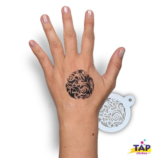TAP 022 Face Painting Stencil - Swirly