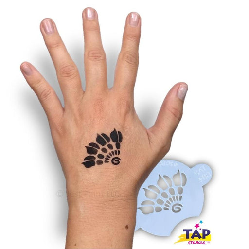 TAP 084 Face Painting Stencil - Henna Fan