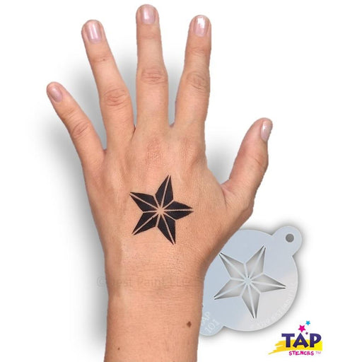 TAP 101 Face Painting Stencil - Super Star
