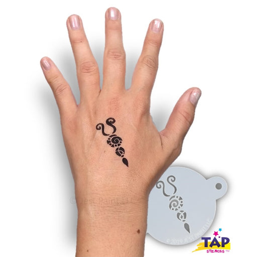 TAP 105 Face Painting Stencil - Butterfly Body - DISCONTINUED