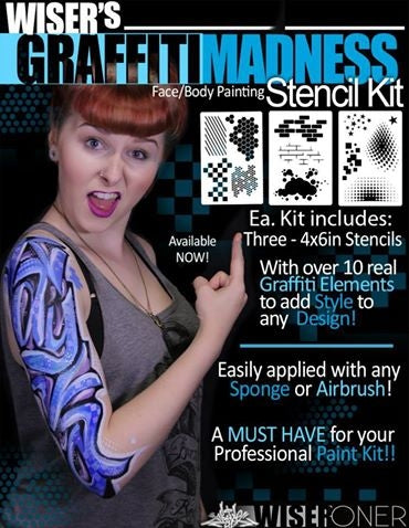 Stencil and Face Painting Kit