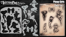 Tattoo Pro 149 - Body Painting Stencil - Pinup Girls