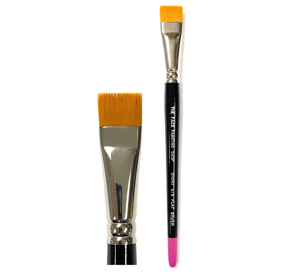 The Face Painting Shop Brush - 5/8 SHORT FLAT