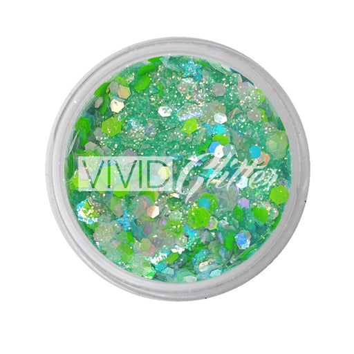 VIVID Glitter | LOOSE Chunky Hair and Body Glitter - Sea of Glass (7.5gr)