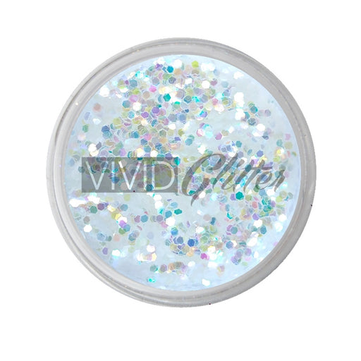 VIVID Glitter | LOOSE Chunky Hair and Body Glitter - Crystal Clear - Small Chunks (7.5gr)