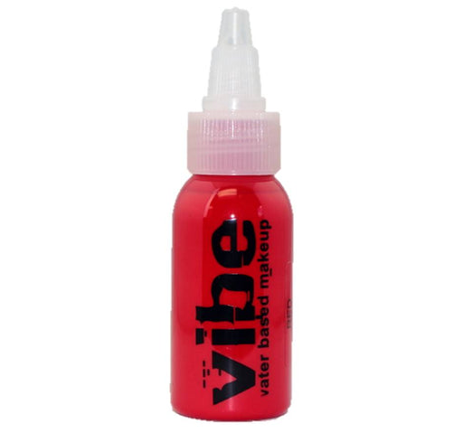 European Body Art | VIBE Water Based Airbrush Body Paint - Standard Red - 1oz -DISCONTINUED