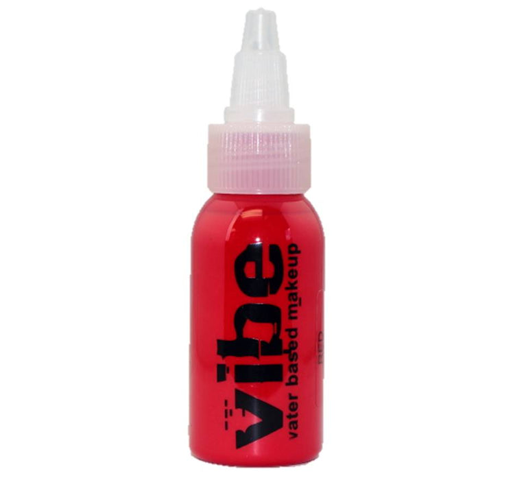 European Body Art | VIBE Water Based Airbrush Body Paint - Standard Red - 1oz -DISCONTINUED