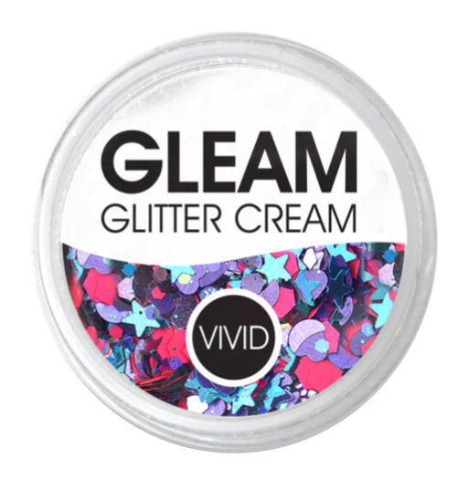 VIVID Glitter |  GLEAM Glitter Cream | Large BLAZIN UNICORN (30gr)