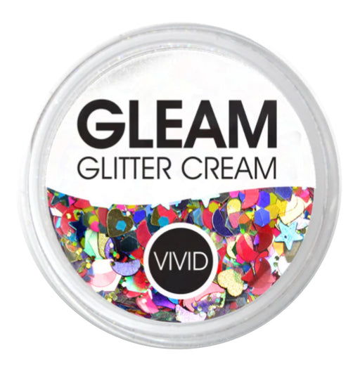 VIVID Glitter |  GLEAM Glitter Cream | Large FESTIVITY (30gr)