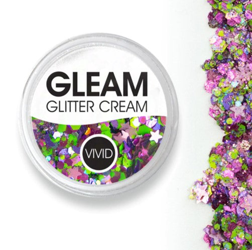 VIVID Glitter |  GLEAM Glitter Cream | Large UV MAUI (30gr)