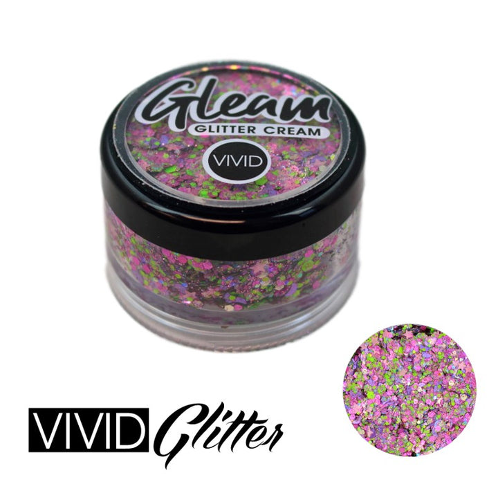 VIVID Glitter |  GLEAM Glitter Cream | Large UV MAUI (30gr)