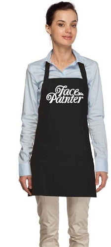 Art Factory | Face Painter Apron - Black with Silver Glitter Print