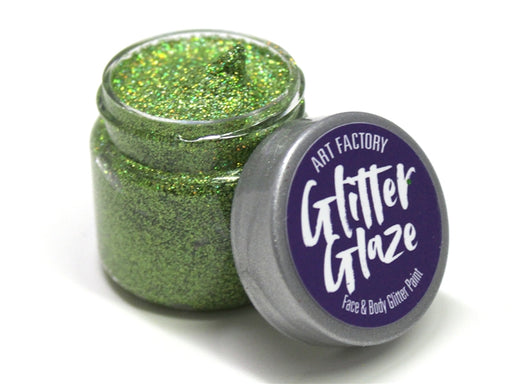 Art Factory | Glitter Glaze Face & Body Glitter Paint - Green (1 fl oz)
