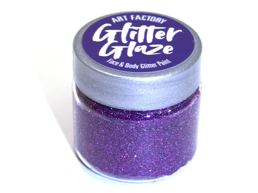 Art Factory | Glitter Glaze Face & Body Glitter Paint - Purple (1 fl oz)