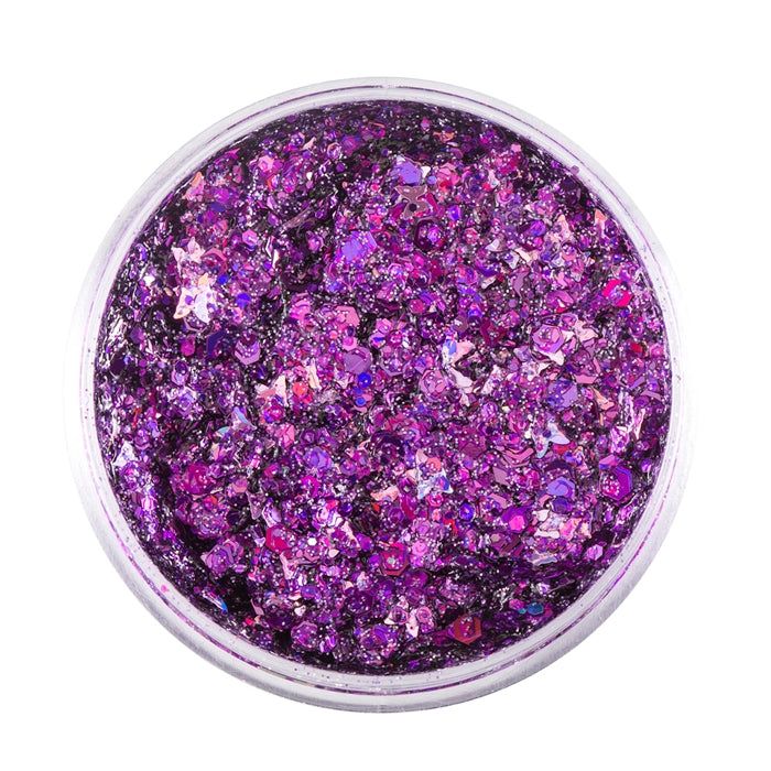 Festival Glitter | Chunky Glitter Gel - Purple Fierce - 1.2 oz