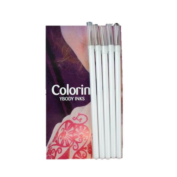 Brush Set of 5 DISCONTINUED -  (for Colorini Free Hand Application)