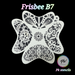 PK | FRISBEE Face Painting Stencil | NEW Mylar - Lovely and Lacy - B7