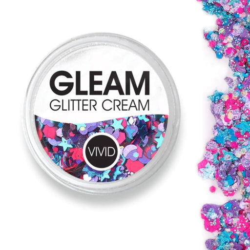 VIVID Glitter |  GLEAM Glitter Cream | Small BLAZIN UNICORN (10gr)