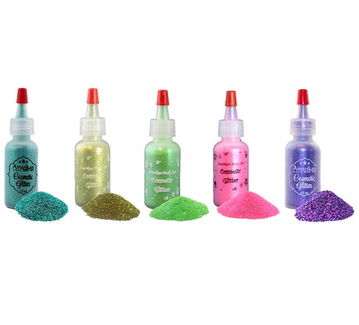 AmeriKan Body Art Cosmetic Glitter Bundle | Choose 5 or More 1/2 oz Poof Bottles and Save