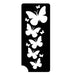 Art Factory | Glitter Tattoo Stencil - (172) Butterfly Splash - 5 Pack - #116