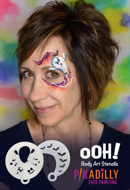 Ooh! Face Painting Stencil | Ghost Flip (C18)