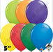 Qualatex Balloons - 5" ROUND Carnival Assortment  (0914) - 100ct