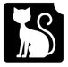 Art Factory | Glitter Tattoo Stencil - (109) Cat - 5 Pack - #52