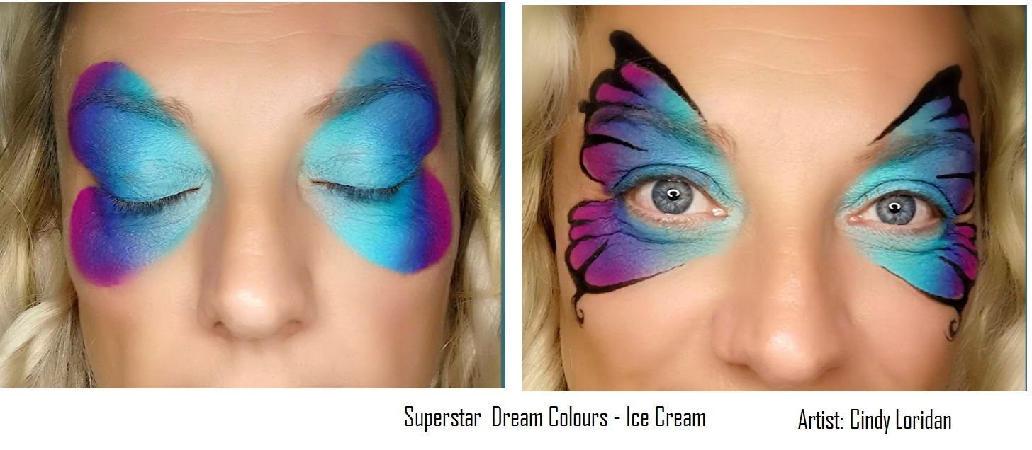 Superstar Face Paint | Dream Colours Rainbow Cake - ICE CREAM - 45gr