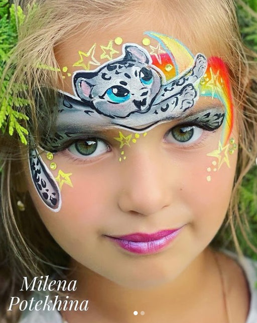 MILENA STENCILS | Face Painting Stencils -  (Spotted Cub Set)  D29