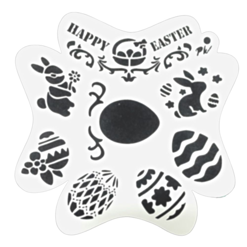 PK | FRISBEE Face Painting Stencil | NEW Mylar - Happy Easter - D7