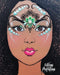 MILENA STENCILS | Face Painting Stencil -  (Princess Crown)  O16