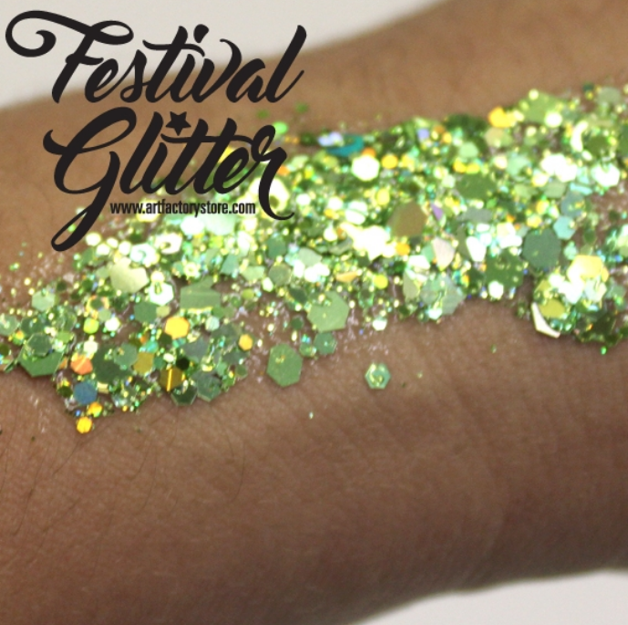 Festival Glitter | Chunky Glitter Gel - Envy - 1.2 oz