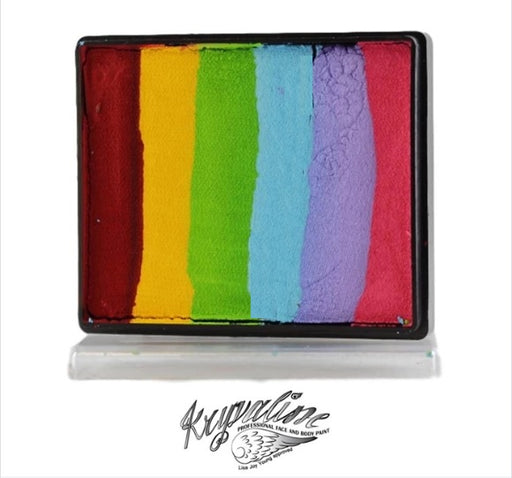 Kryvaline Face Paint Split Cake (Regular Line) - Fairy Rainbow 50gr