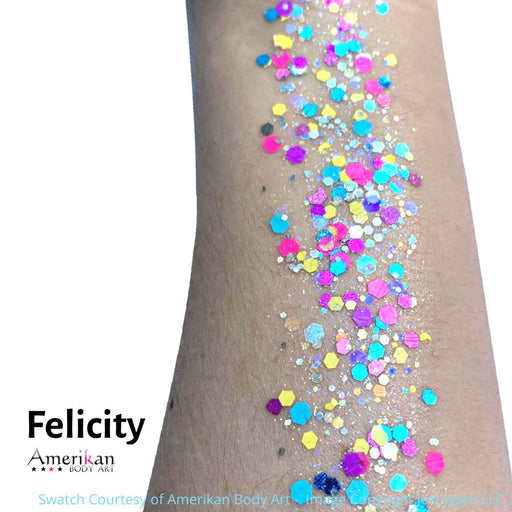 Amerikan Body Art | CHUNKY Glitter Cremes - FELICITY - 15gr