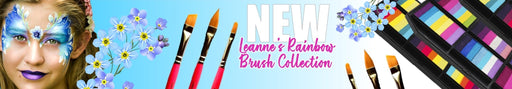 Leanne's Rainbow Face Painting Brushes Bundle | Choose 3 or More Leanne's Brushes and Save