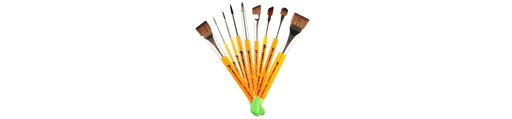 BOLT Face Painting Brushes by Jest Paint | PRESET BUNDLE - Set of 9 FIRM Brushes