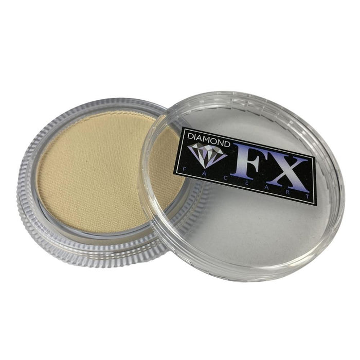 Diamond FX Face Paint - Neon White Cosmetic FDA Compliant (Clear) 30gr (NN180C)