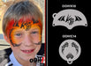Ooh! Face Painting Stencil | Tribal Dragon Mask (K10)
